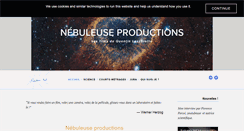 Desktop Screenshot of nebuleuseprod.com